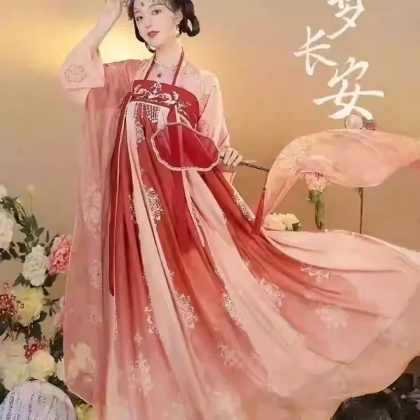 Hanfu Chinese Traditional Dress Cosplay Costumes Ethnic Style Show Stage Fashion Clothes Women Clothing Party Fairy Dress