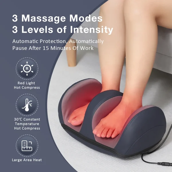 2 in 1 Shiatsu Foot Massager with Heat
