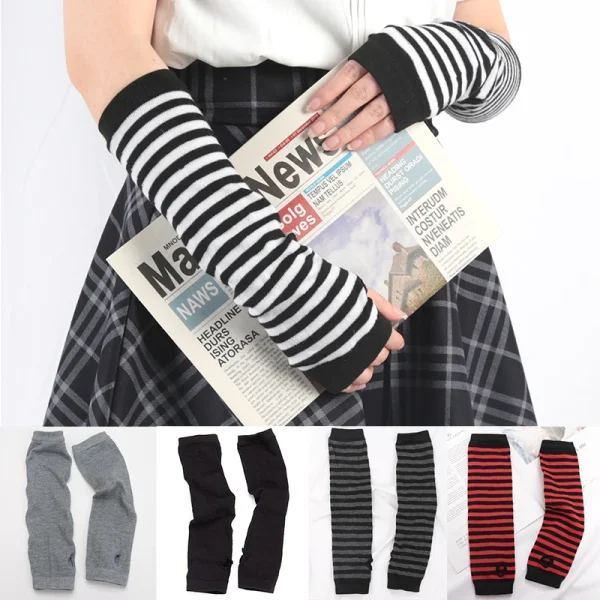 Punk Winter Warm Long Sleeves Gloves